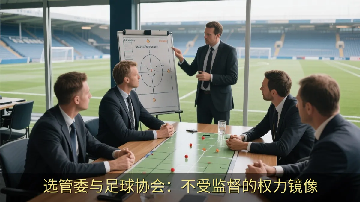 象征体育组织公开决策与责任治理的会议场景