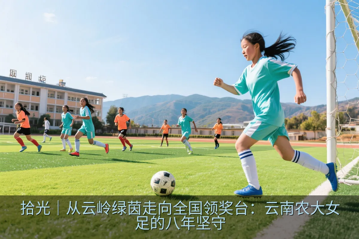 拾光｜从云岭绿茵走向全国领奖台：云南农大女足的八年坚守